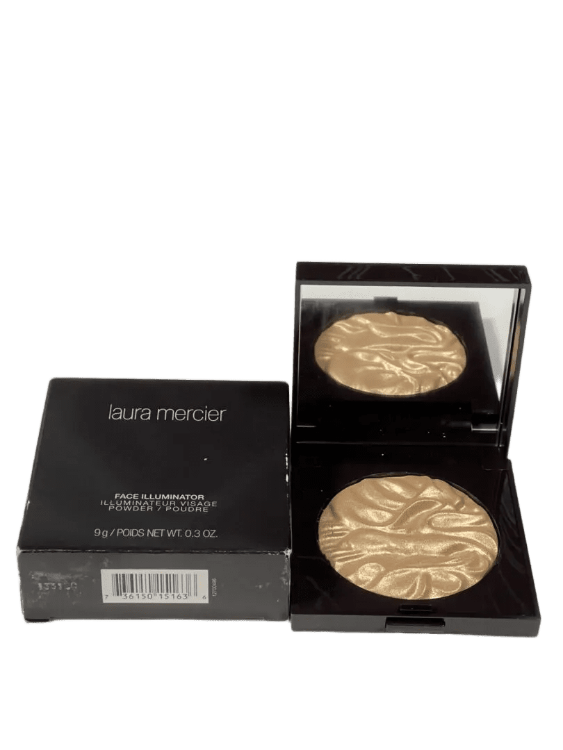 Laura Mercier makeup powder with packaging.