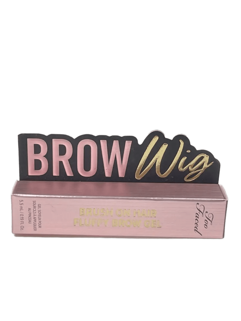 Brow Wig eyebrow gel product with packaging.