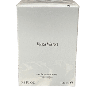 A boxed bottle of Vera Wang eau de parfum spray.